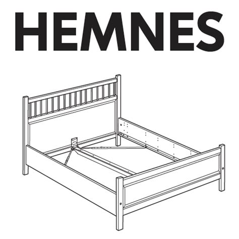 IKEA HEMNES Bed Frame Hardware - IKEA Replacement Parts for Assembling – FurnitureParts.com