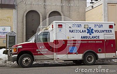 Hatzolah Volunteer Ambulance In Brooklyn, New York Editorial Image ...