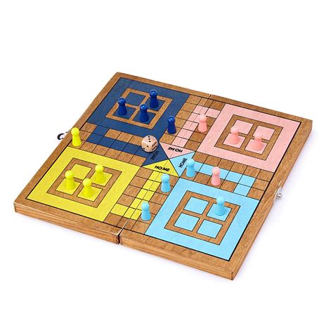 Wooden Pachisi Set | Unique Family Games; Travel | UncommonGoods