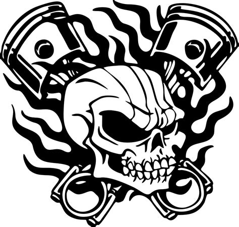 Chevy Skull Vinyl Decal Sticker Eccentric Decals - vrogue.co