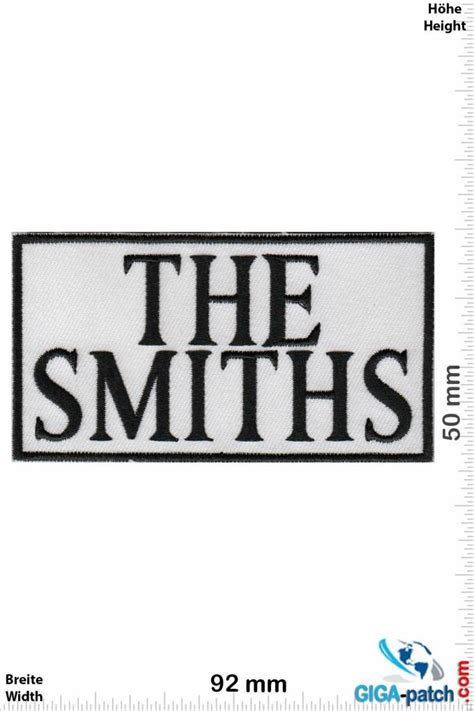 The Smiths - Patch - Back Patches | Will smith, Rock band logos, Band ...