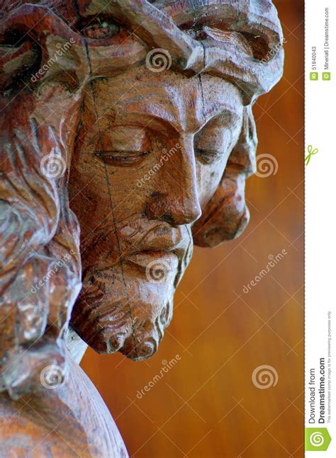 Jesus Christ sculpture stock image. Image of church, cathedral - 51840043