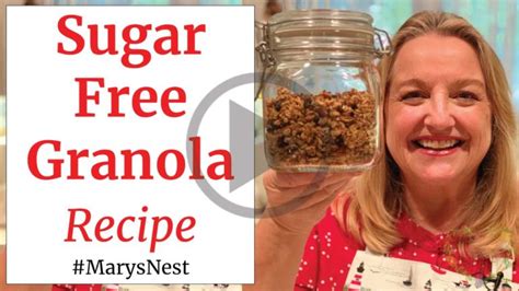 Sugar Free Granola Recipe - Easy, Crunchy, and Tasty - Mary's Nest