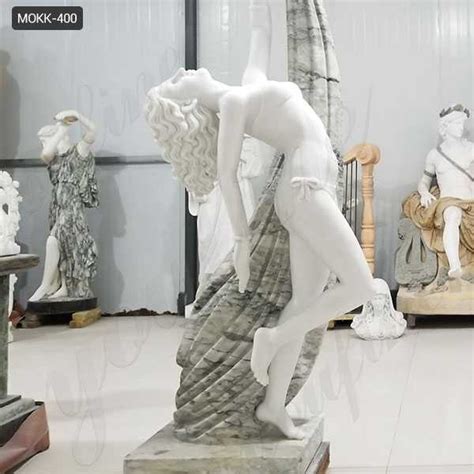 Life Size Beautiful Marble Dancing Girl Statue for Sale