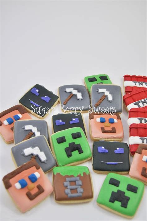 You will receive Minecraft Cookies of Approximately 3 by 3 in each. Each dozen contains: 2 ...