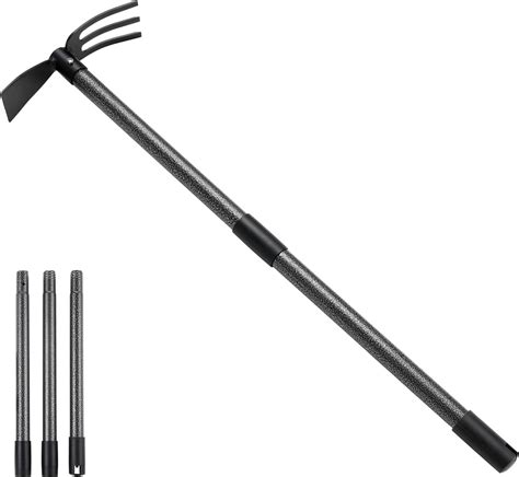 Amazon.com : Lilyvane Hoe and Cultivator, Garden Hand Tiller with 45 ...