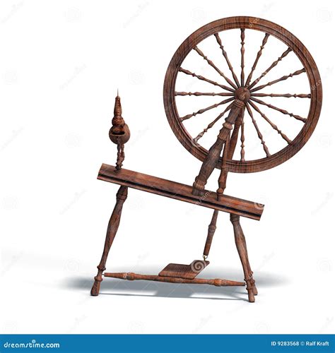 Spinning wheel stock illustration. Illustration of spinning - 9283568