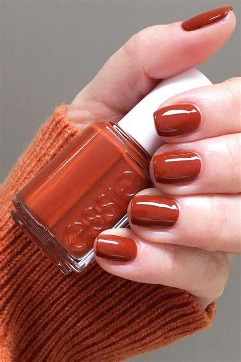 Burnt-Orange - Fall Nail Colors #NailColor #NailColorTrends | Nail ...