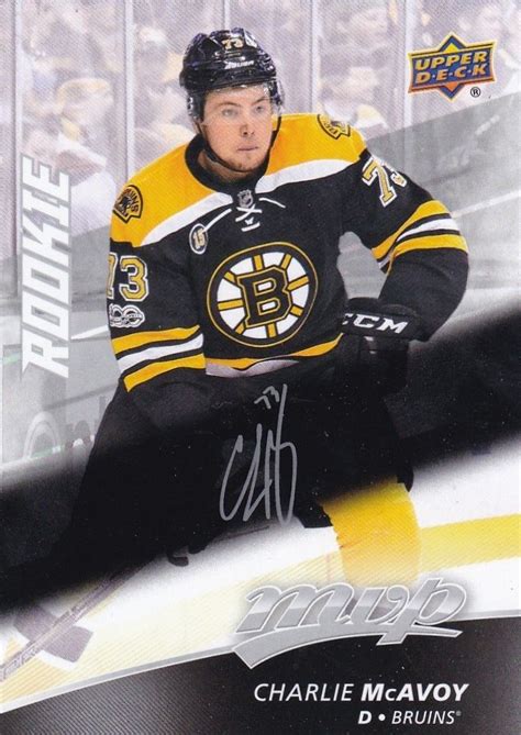 Future Watch: Charlie McAvoy Rookie Hockey Cards, Bruins