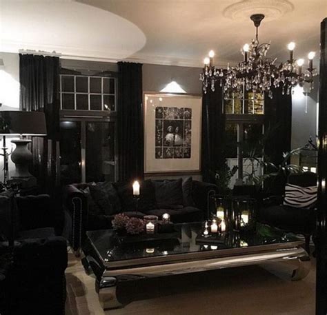 28+ Remarkable Goth Living Room Ideas For Inspiration #livingroom # ...