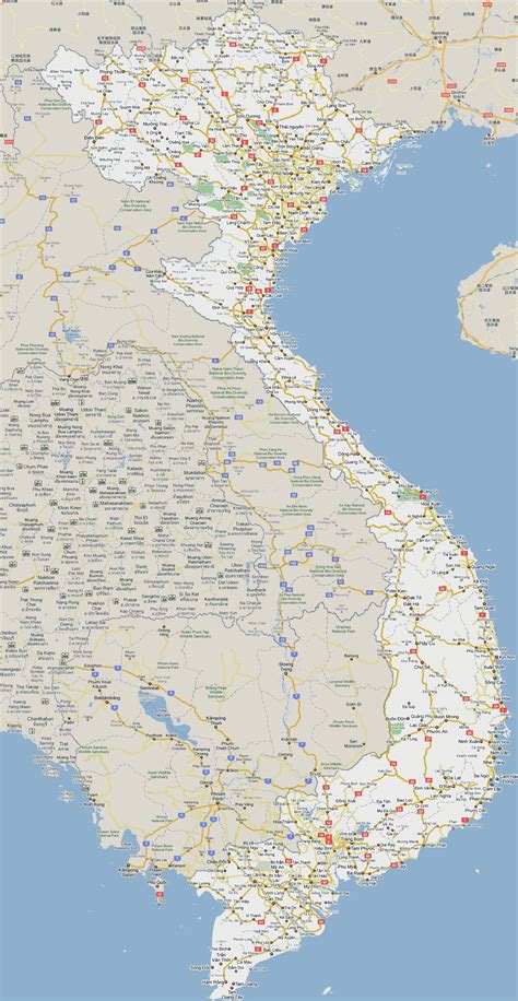 Maps of Vietnam | Detailed map of Vietnam in English | Tourist map of Vietnam | Road map of ...