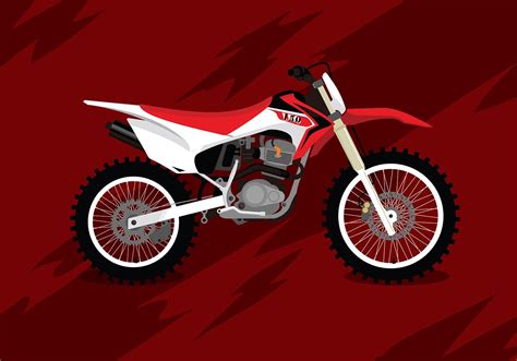 Dirt Bike Vector 132730 Vector Art at Vecteezy