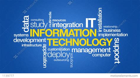 Information Technology Stock Animation | 1139777