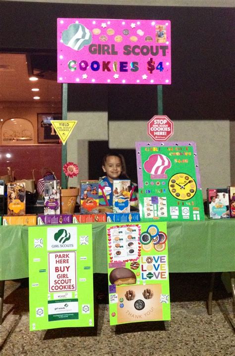 Cookie booth we made