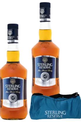 Buy Pack Of 2 Sterling Reserve B7 Rare Blended Whisky Available in 750ml