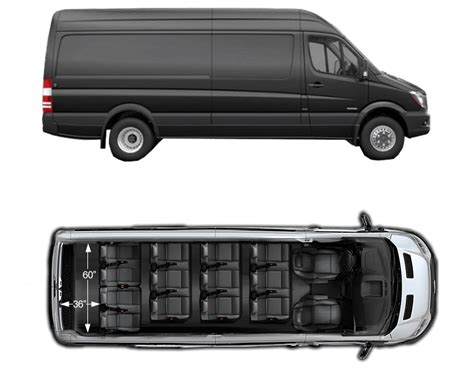 12 - 15 Passenger Sprinter Van Rentals - Sprinter Vans 4 Rent