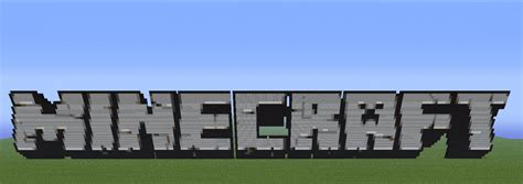 Minecraft Logo Pixel Art