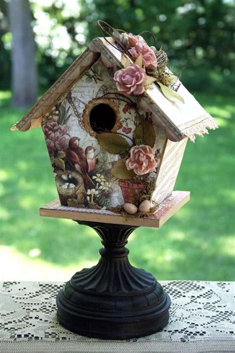 Cool 48 Beautiful Stand Bird House Ideas For Garden Decorations. | Bird houses, Bird house ...