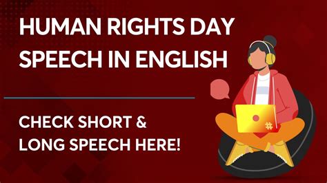 Human rights day speech in English: Short & Long Speech here!