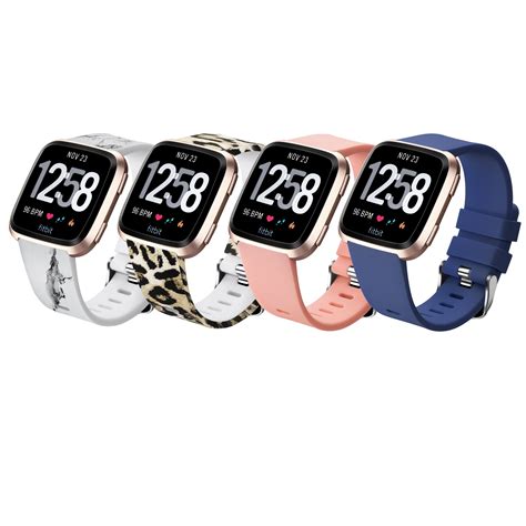 Free 2-day shipping. Buy 4-Pack of Silicone Bands for Fitbit Versa/Versa Lite/Versa 2 at Walmart ...