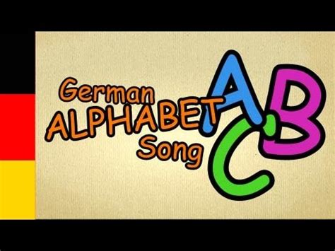 ABC Song german - Learn german for kids - German Alphabet Song - German ...