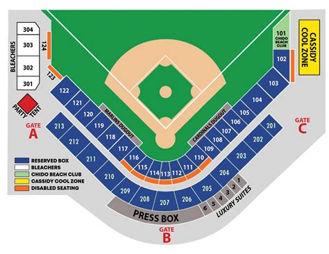 Seating Chart | Jupiter, FL | Roger Dean Chevrolet Stadium