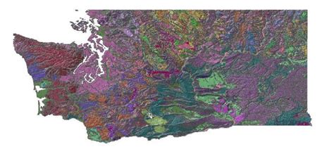 Geologic Map of Washington State - David R. Anderson