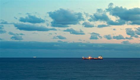 Indian Ocean With Cargo Ships Free Stock Photo - Public Domain Pictures