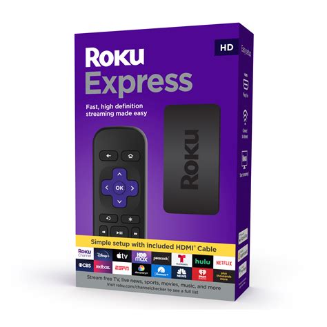 Roku Express HD Streaming Media Player with High Speed HDMI Cable and ...