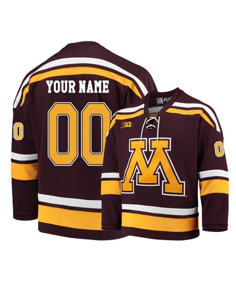 Men's Nike Minnesota Golden Gophers Red Custom Hockey Jersey