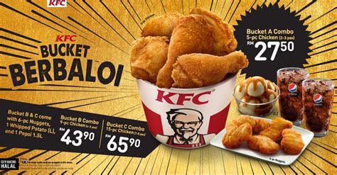 KFC Malaysia Bucket Berbaloi From Only RM27.50