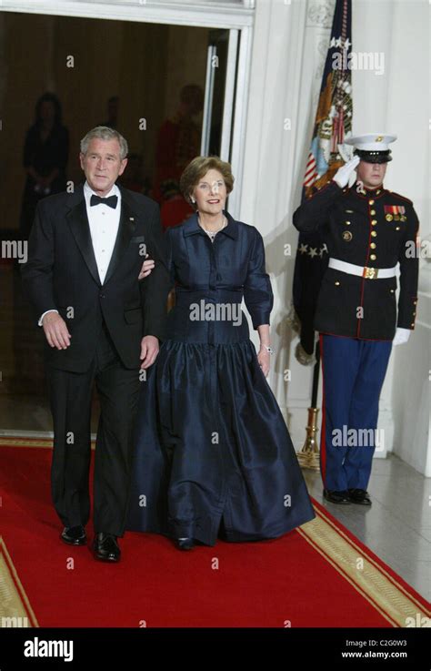 President George Bush and First Lady Laura Bush The White House is ...