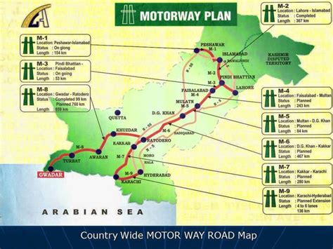 Peshawar To Lahore Motorway Map