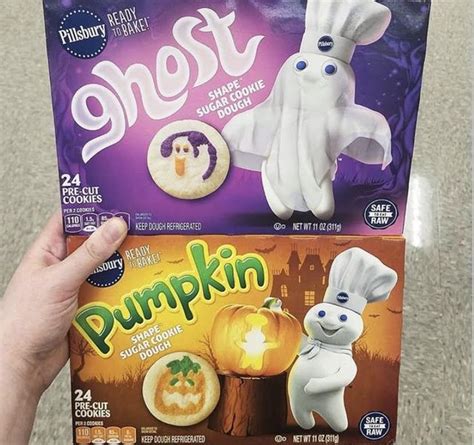 Pillsbury Ghost And Pumpkin Shape Sugar Cookie Dough Is Back For Halloween 2020