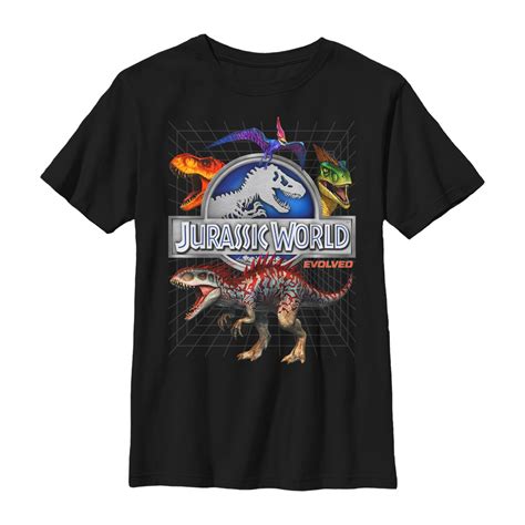 Jurassic World - Jurassic World Boys' Rainbow Dinosaurs T-Shirt - Walmart.com - Walmart.com