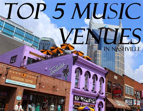 Top 5 Music Venues in Nashville | experience nashville