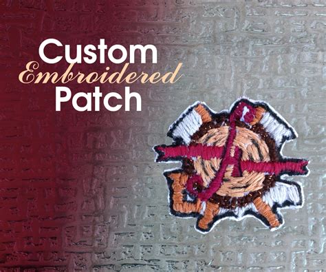 Custom Embroidered Patch : 14 Steps (with Pictures) - Instructables