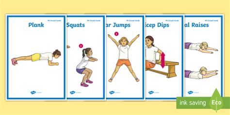 Posters | Get Kids Fit | Classroom Workout (teacher made)