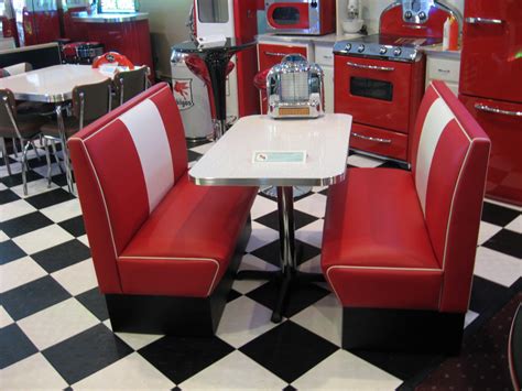 Cruiser Diner Booth Set - Bars and Booths | Booth seating in kitchen ...