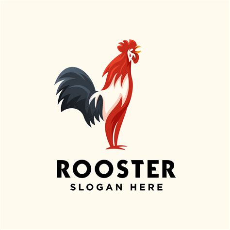 rooster logo design premium vector 8213948 Vector Art at Vecteezy