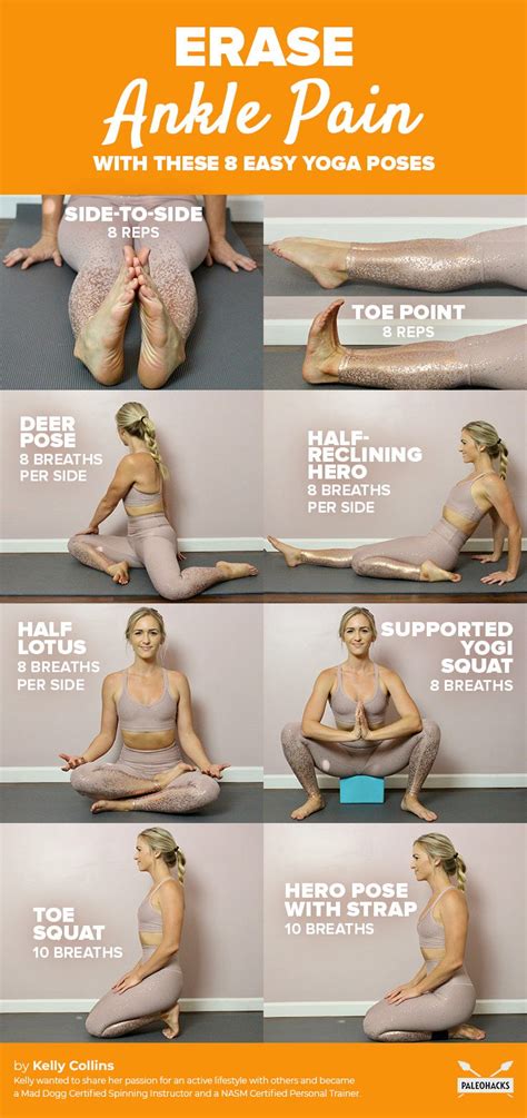 Erase Ankle Pain with These 8 Easy Yoga Poses | Gentle, Easy