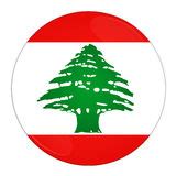 Lebanon Button Flag Map Shape Stock Illustration - Illustration of lebanon, middle: 7829607