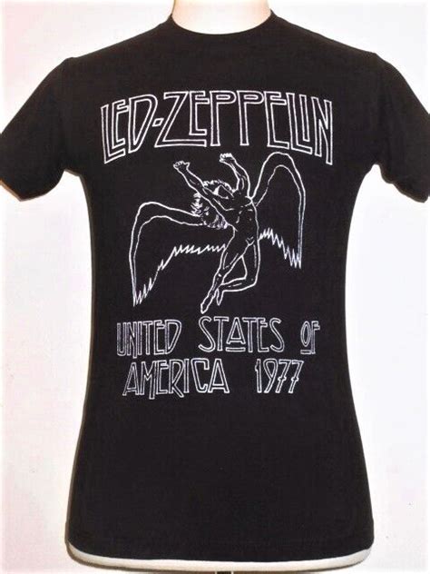 LED ZEPPELIN 1977 North American Tour rock repro T-sh… - Gem