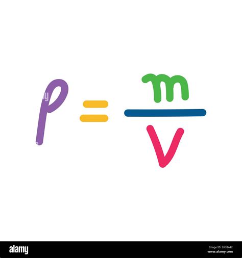 the density formula in chemistry Stock Vector Image & Art - Alamy