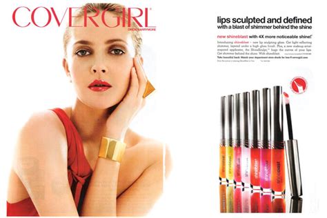 Drew Barrymore for CoverGirl - Celebrity Endorsements, Celebrity ...