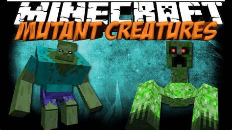 Mutant Creatures Mod: Minecraft Mutant Zombie & Creeper Mod Showcase! - YouTube