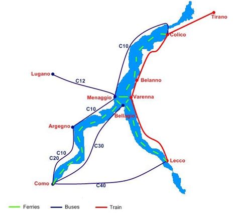 lake como train map - Yahoo Search Results Yahoo Image Search Results | Train map, Map, Lake como