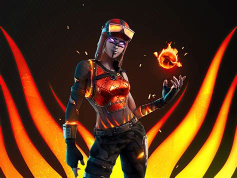 Wallpaper blaze character skin, fortnite, fire ball, 2020 desktop wallpaper, hd image, picture ...