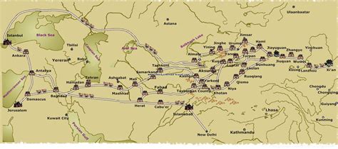 Silk Road Map_China Silk Road Travel