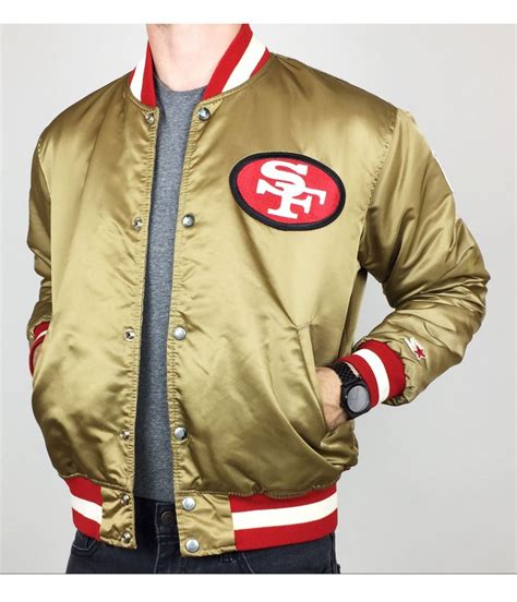 49ers Bomber Jacket | 80s San Francisco Satin Jacket- Jackets Masters